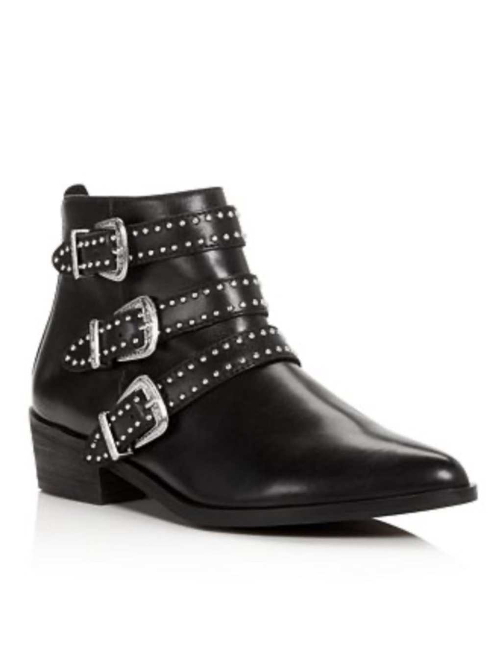 AQUA Blane Studded Ankle Booties